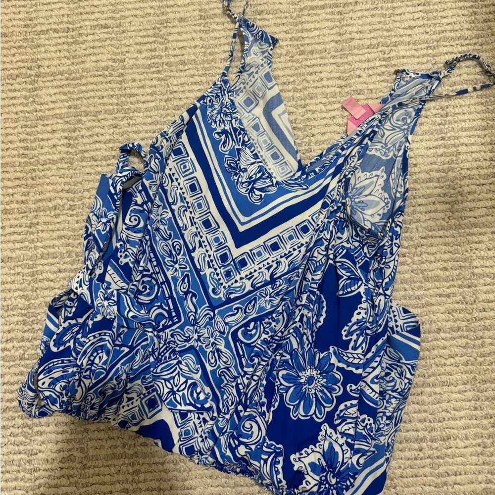 Lilly Pulitzer Blue Romper